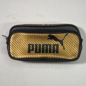 Puma Gold and Black Toiletry Pouch